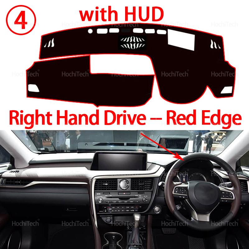 

Dashboard Cover Pad Car Liner Anti-UV Mat Sunshade Dashmat Carpet Dash for Lexus RX AL20 RX200t RX300 RX350 RX450h 350 2016-2019
