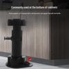 Adjustable Round Black Plastic Furniture Feet for Cabinets