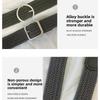 Internet Celebrity Woven Jeans Women's Men's Canvas Belt Women's Versatile Elastic Lazy Black Versatile Premium Belt