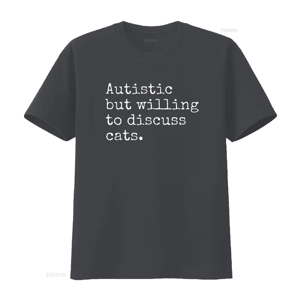 Autism Autistic Asd Aspie Feline Animal Kitten Cat Unique T Shirt for Women Trendy and Fashionable with Bold Prints Vintage