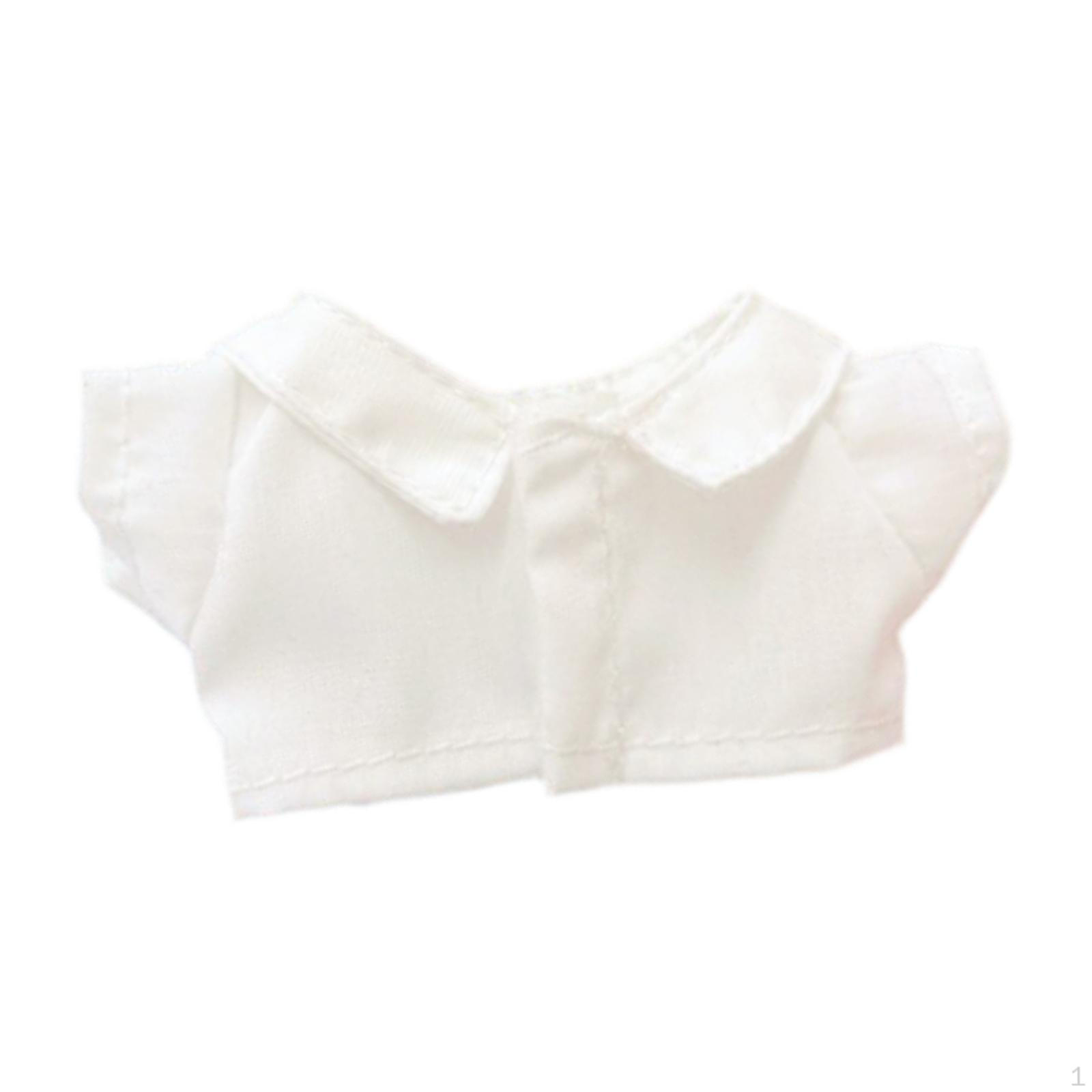 

Plush Doll Shirt Costumes Model Accessories Flexibility for Kids Birthday Gift Decoration