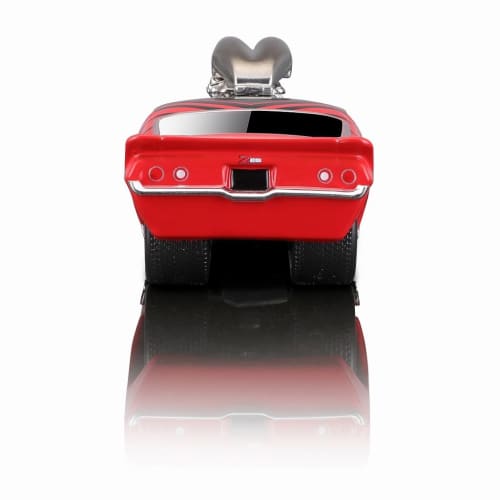 Maisto Muscle Machines Series 1/64 Scale 1971 Chevrolet Camaro Black/Red Finished Model MS15554BKR