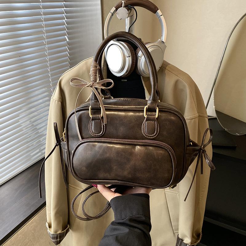 Retro Bag Women's Large Capacity 2025 New Autumn and Winter Casual Shoulder Messenger Tote Bag Multi-functional Backpack