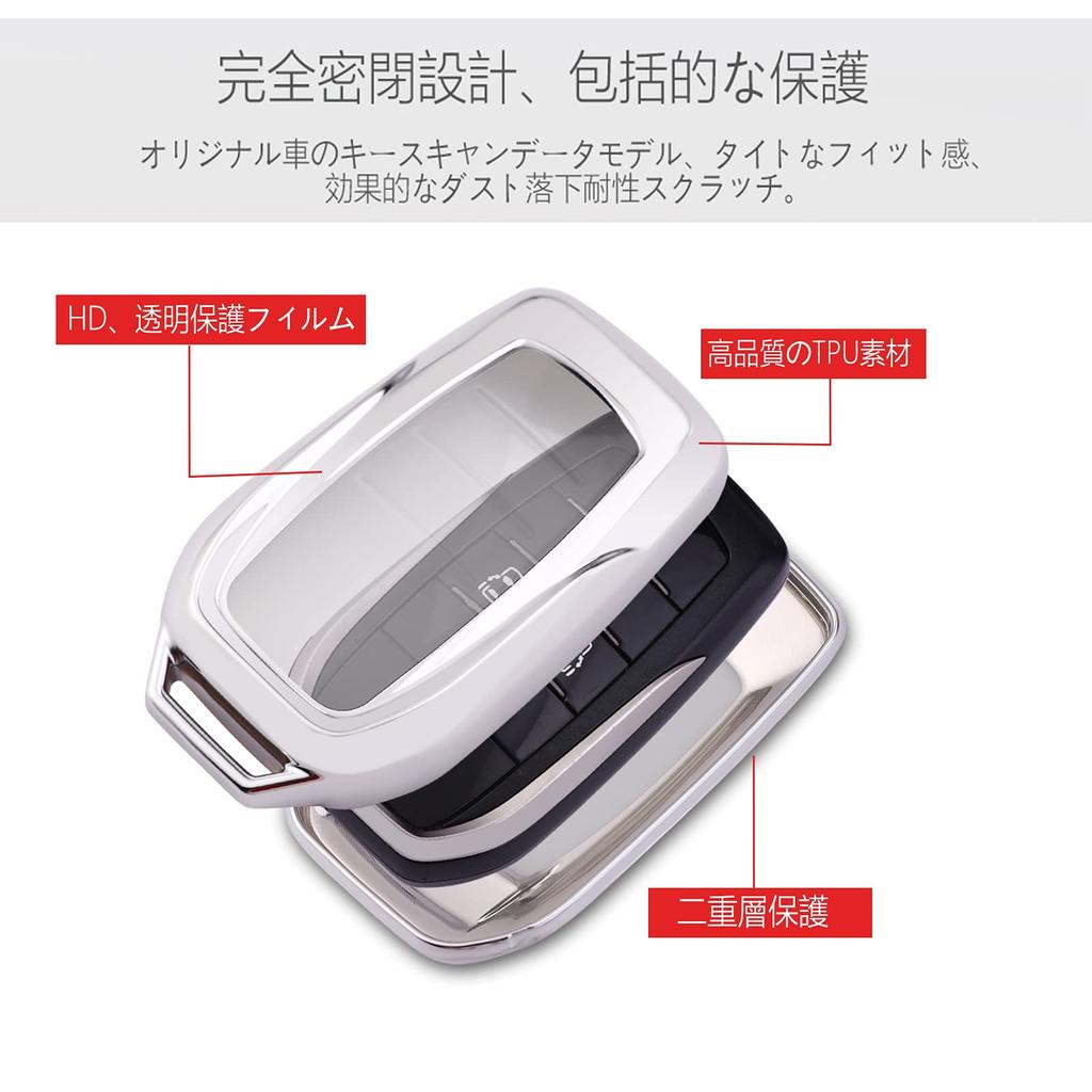 Smart Key Case for Toyota New Harrier 80 Series Hilux GUN125 Land Cruiser 200 Series Alphard 30 Series Vellfire 30 Series RAV4 PHV Grand Made of high