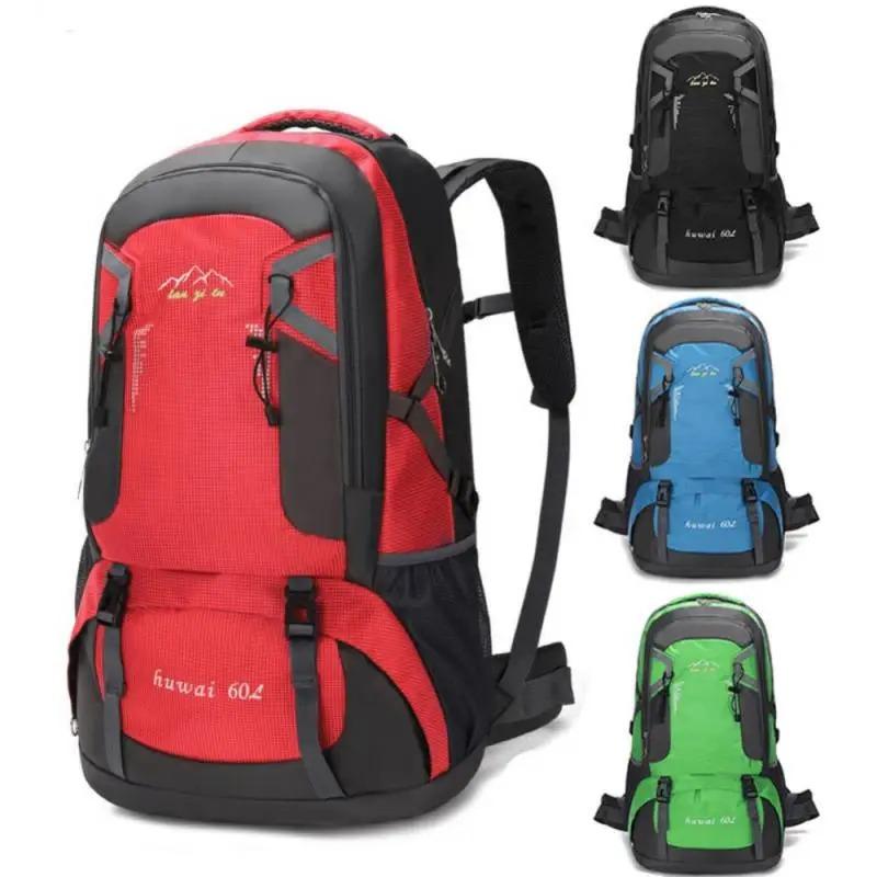 60L Large Capacity Outdoor Waterproof Backpack For Travel Camping Mountain Climbing