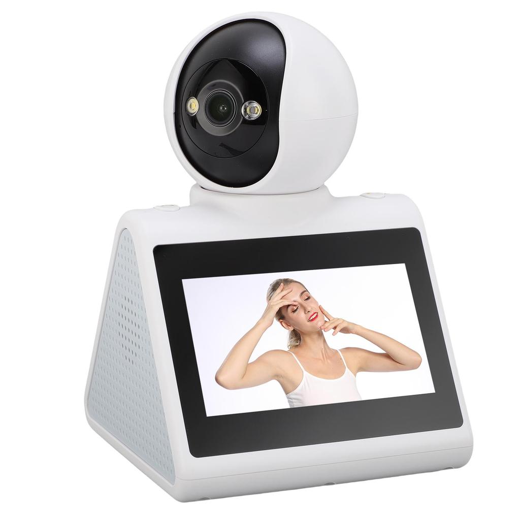 HD Two Way Video Camera 2MP WiFi Indoor Security Camera with One Click Video Call Smart Alarm for Home 64GB Memory Card