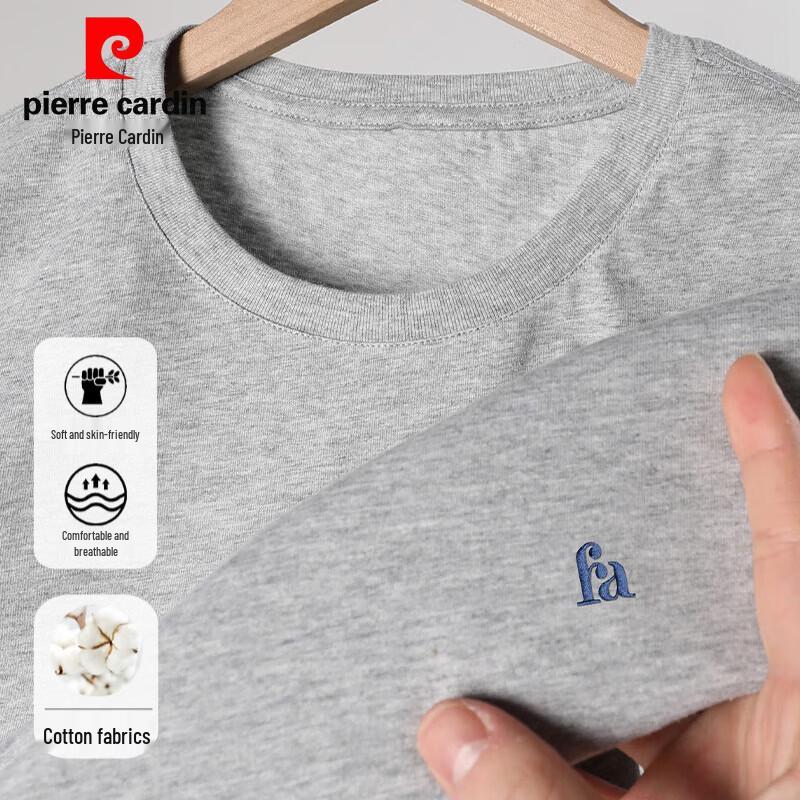 Pierre Cardin Men s Embroidered Cotton Short-Sleeve T-Shirt 2XL