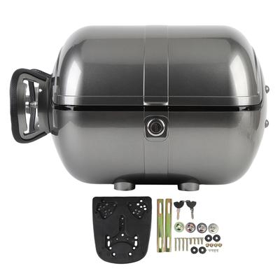 Maletero de Motocicleta con Sistema de Cerradura Antirrobo Impermeable 28L Transportador de Almacenamiento de Equipaje para Motocicleta