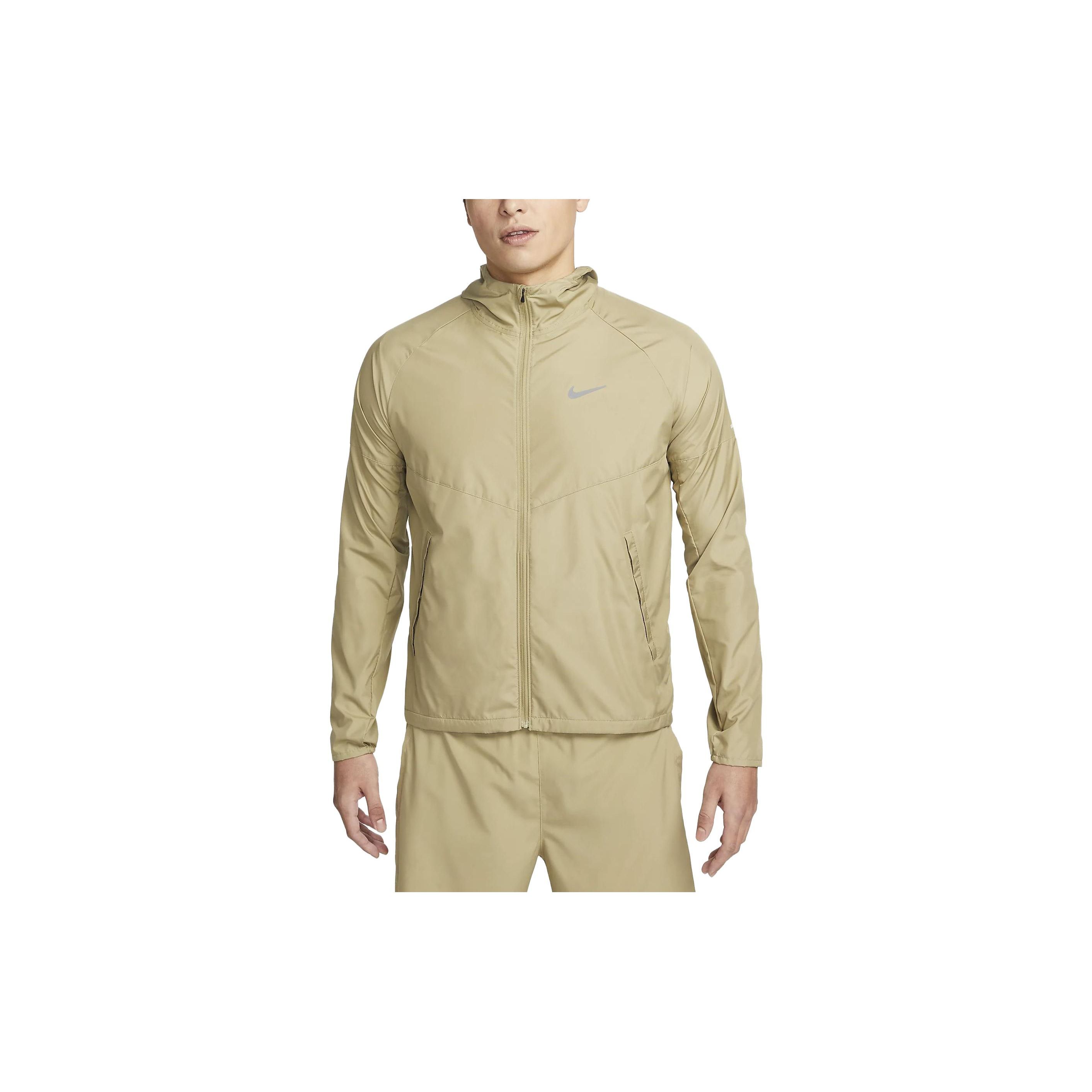 

Nike Solid Color Hooded Zip-Up Long Sleeve Jacket Men Jacket Olive DD4746-276 M