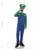 Halloween Cosplay Costume Mario Parent-Child Suit Prom Show Costume Mario Kids Costume