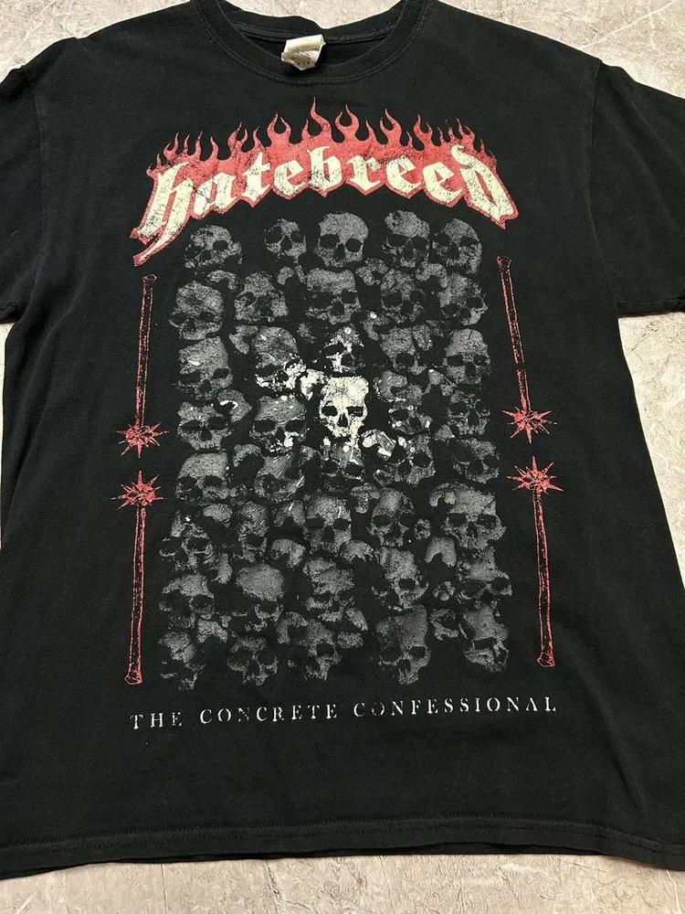Unisex Short Sleeve Crew Neck Cotton T Shirt Hatebreed S