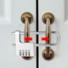 Adjustable Combination Lock Long Shackle Security Padlock Versatile Combination Lock Upgraded for Gym School & Fences