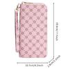 2024 Women's Long Matte Zipper Wallet & Card Holder with Multiple Slots