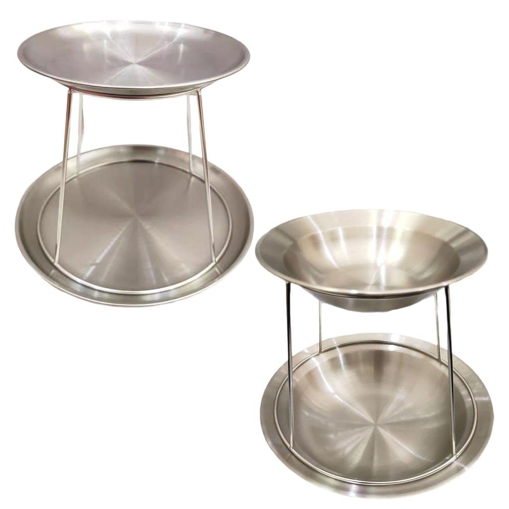 Seafood Tower 2 Tier Food Presentation Plate Trendy Versatile Seafood Tray Rack