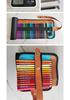 50-Color Hexagonal Water-Soluble Colored Pencil Set for Students & Adults