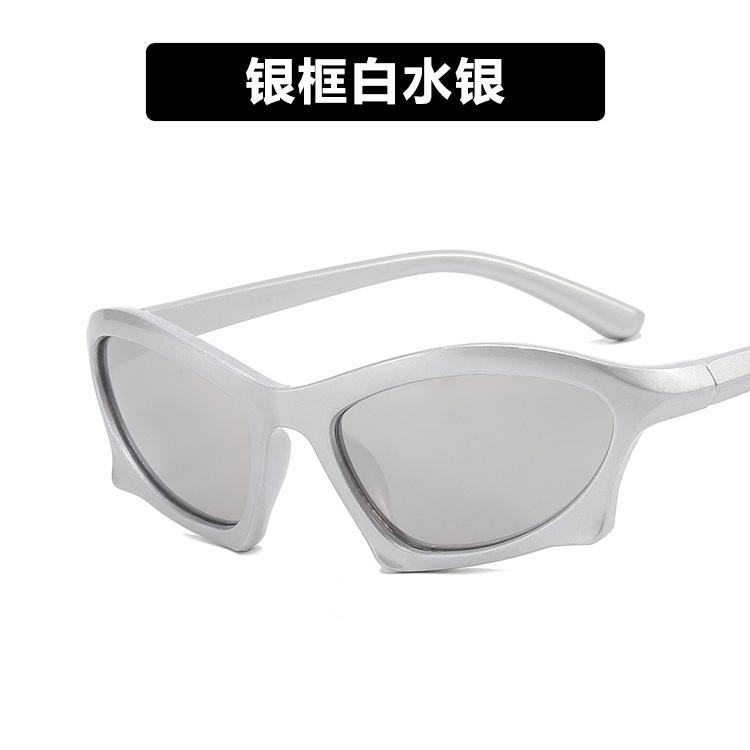 Rimless Cat Eye Metal Sunglasses Women Men Gradient High-quality Brand Sun Glasses Travel Outdoor Party Lady Man Eyewear UV400
