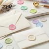 DIY Crafting Accessories Wax Seal Kit, with Sealing Beads Spoon And Candles, Decorative Seals Stamp for Wedding Invitations Envelopes