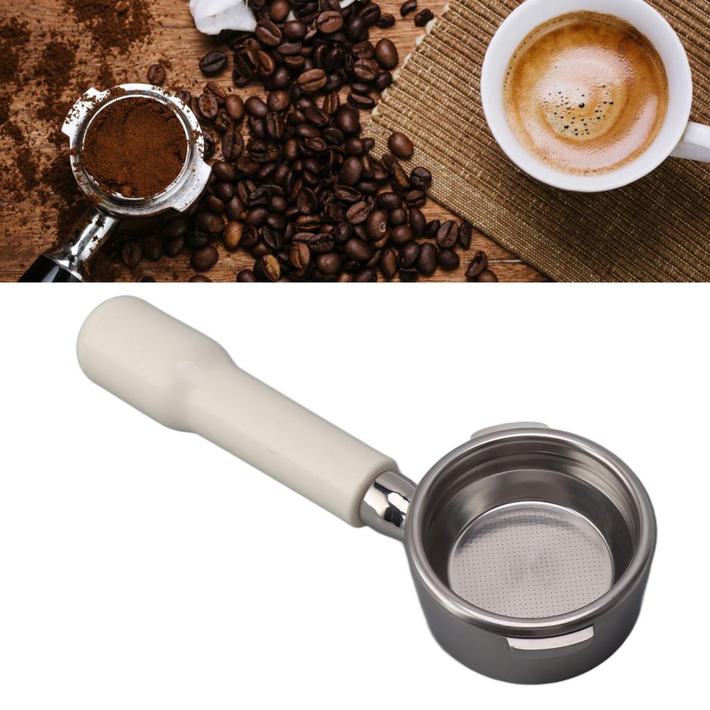 58mm Portafilter Bottomless Stainless Steel 2 Ear Comfortable Grip Coffee Machine Accessory for   BABY EVOL UTION