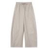 High-Waisted Wool Wide-Leg Cropped Trousers - Slimming, Cozy Bootcut for Women (Autumn/Winter)