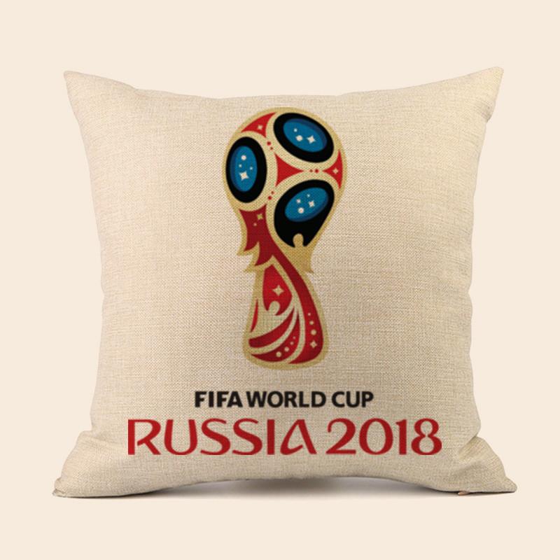 

Strong Football 32 Team Emblem Pillowcase Home Bedding Decoration Trophy Khaki