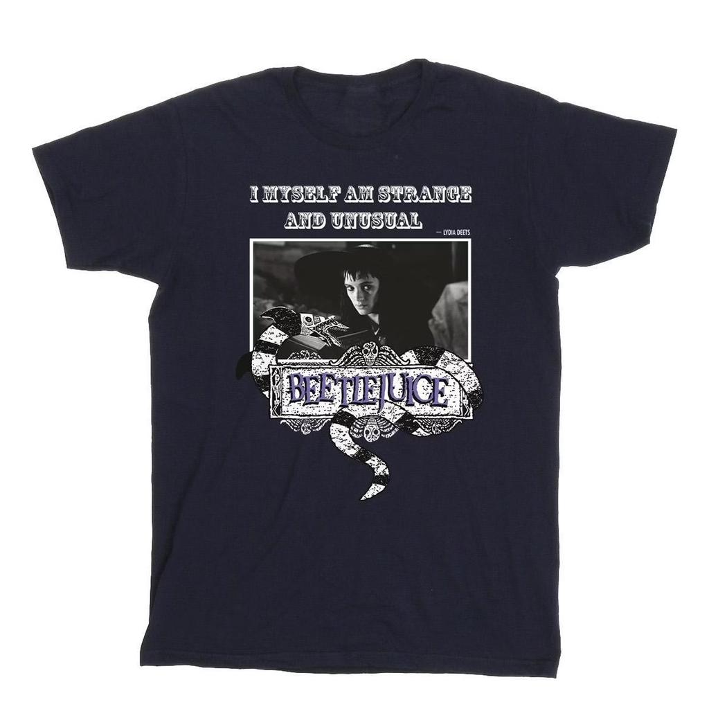 Beetlejuice Mens Strange And Unusual Cotton T-Shirt