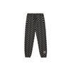 New MLB Old Flower Sports Pants Unisex Black 3ATPM0121-50BKS