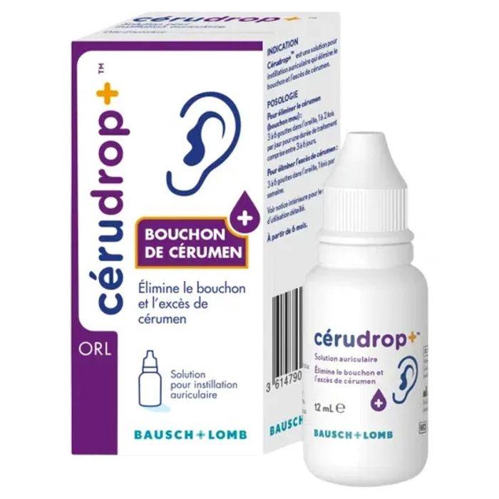 Bausch + Lomb CeruDrop+ Solución ótica - 12ml