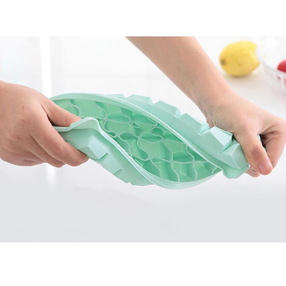 Silikonová forma na ledové kostky s 36 přihrádkami, DIY podnos na želé s víkem, nástroj na formování pro pudink, čokoládu