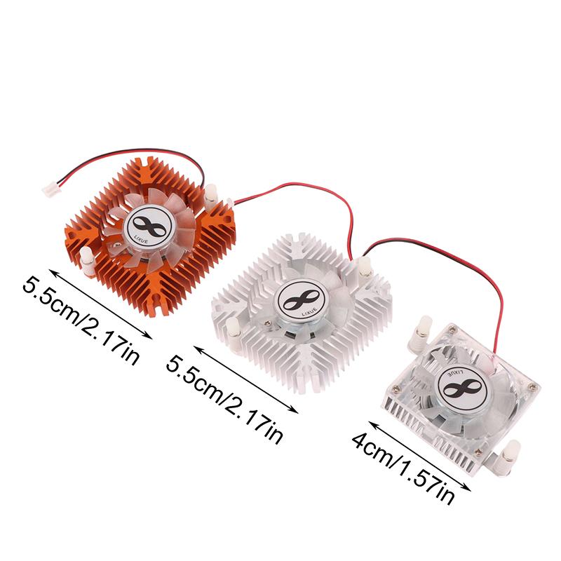1Pc 55Mm 12V Pc Computer Laptop Cpu Vga Video Card Cooler Cooling Fan Heatsink Ball Graphics Card Fan Accessories