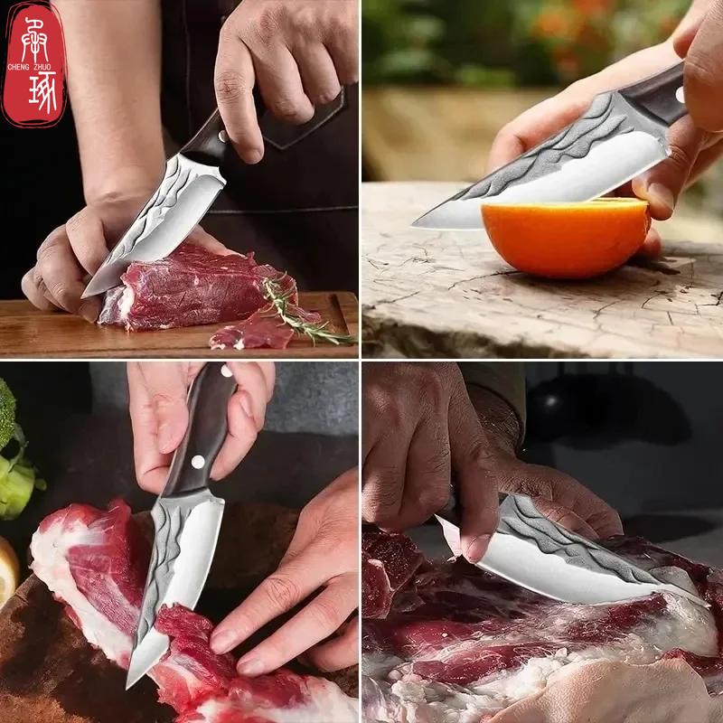 Professional Boning Knife Stainless Steel Kitchen Chef Knife Meat Cleaver Forged Knife Multi Fish Knife Kitchen Accessories