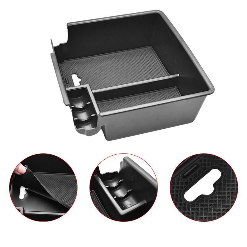 For Ford Ranger   -2025 Center Console Organizer Tray Armrest Storage Box Layered Storage Box Interior Accessories
