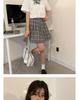 Original Short Sleeve White JK Uniform Shirt with Pointed Collar
