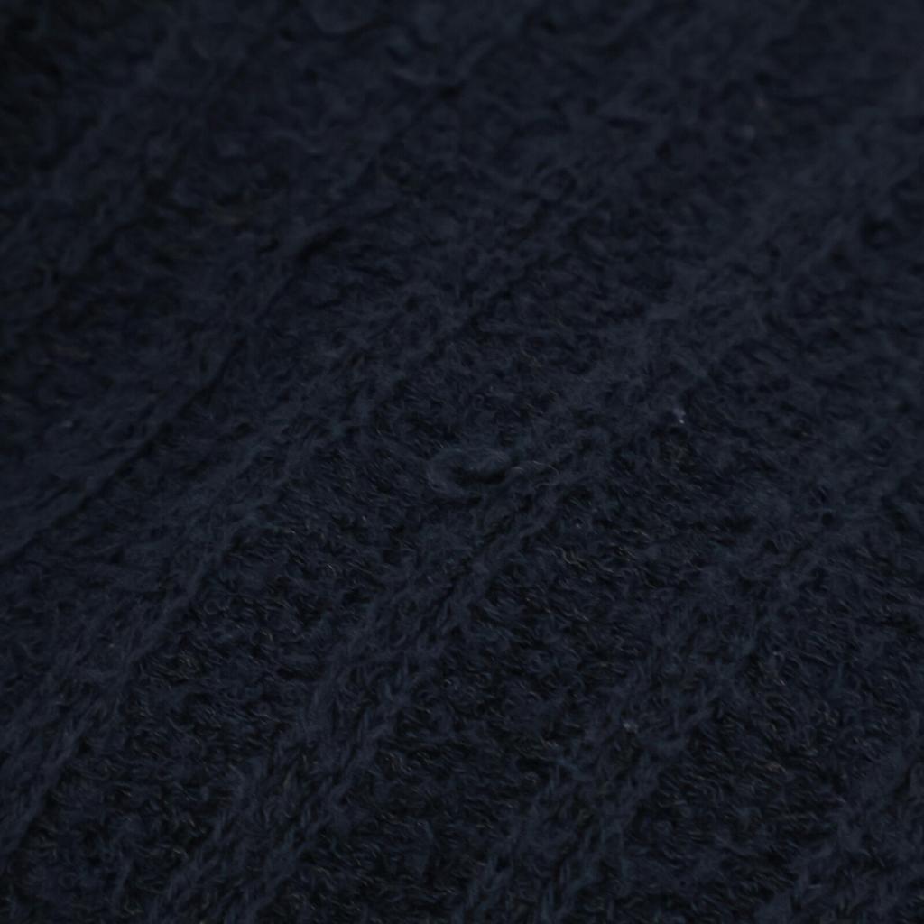 LARDINI JKLJM22 Boutonniere Navy Striped Cotton 2B Knit Jacket Jacket M NavyUsed