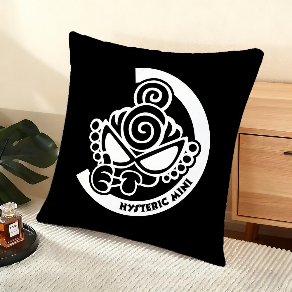 Brand H-Hysteric M-Minis Cushion Cover Soft Short Plush Pillow Cover Smooth Cozy Texture Aesthetic Cushion Case Home Decor