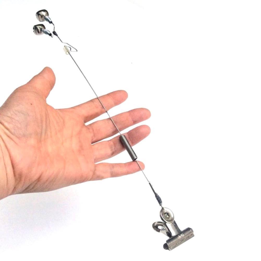 Wędkarski Alarm Brań z Klipsem Czułe Dzwonki Alarmowe Ostrzeżenie Sygnalizator Brań Przynęty Rybnej Alarm Wędkarski