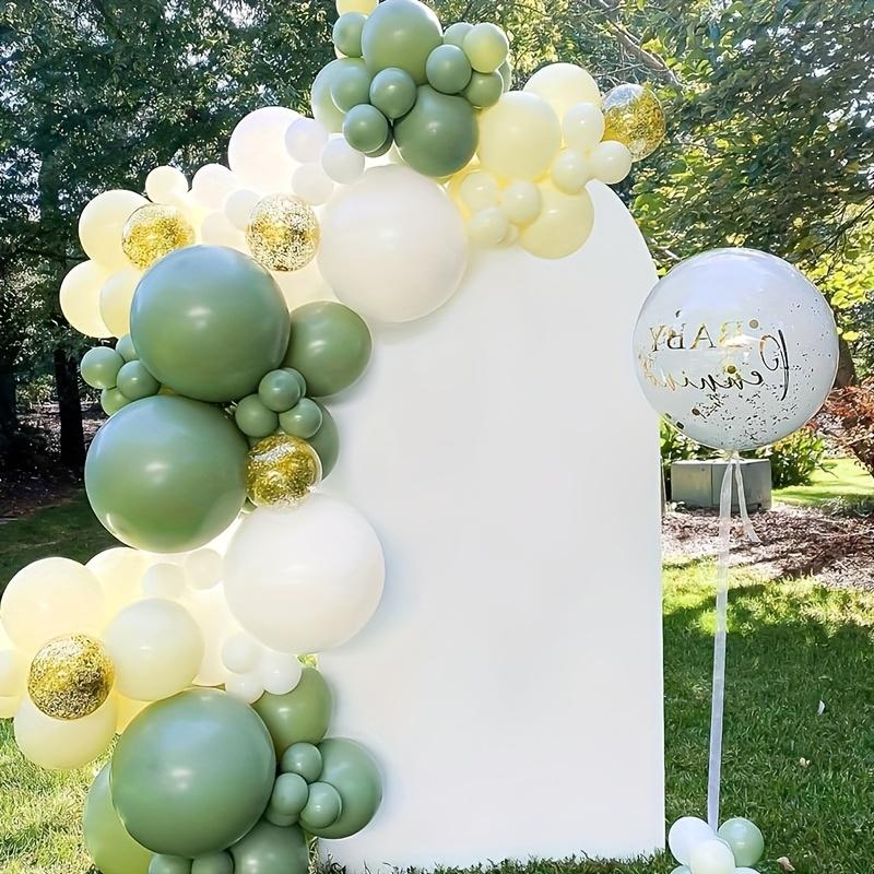 3pcs Wedding Arch Set Backdrop Cover with Elastic Fabric Dome Double-Sided Stretchable Thin Fabric Suitable for Wedding Showers