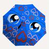 1pc Heart Eyes Automatic Open/close Folding Umbrella, Compact Portable Travel Umbrella, Perfect Birthday/Christmas Yy250806235