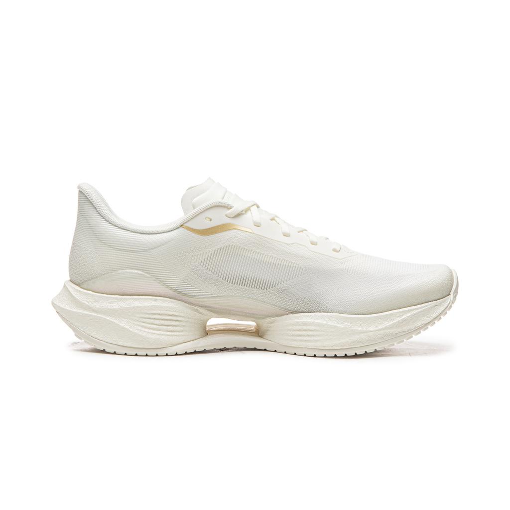 Li Ning Super Light 23 Cushioning Slip Resistant Abrasion Resistant Breathable Low top Running Shoes Women's Ivory ARBW018-4