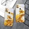 Golden Galloping Horse For Samsung A 31 32 A33 A34 35 14 A15 13 A16 25 26 50 52 53 54 55 56 70 71 72 73 Golden Glass Phone Case