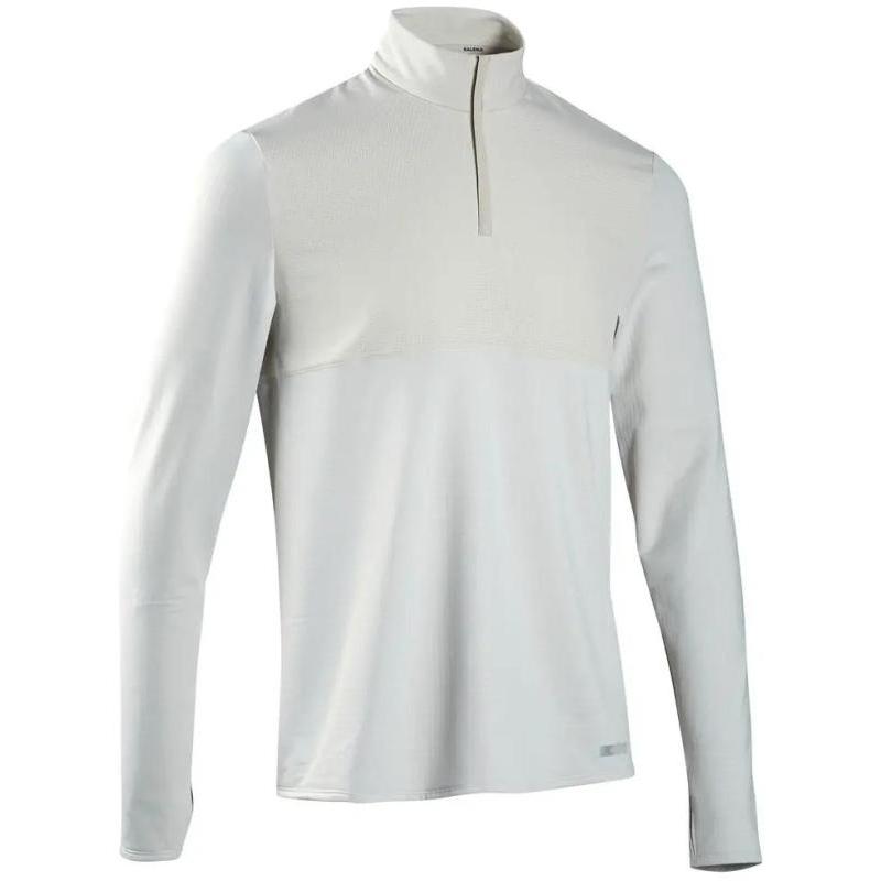 

DECATHLON 500 Series Quick Drying Breathable Sweat Wicking Warm Long Sleeve T-Shirt Men s Moonrock Grey M