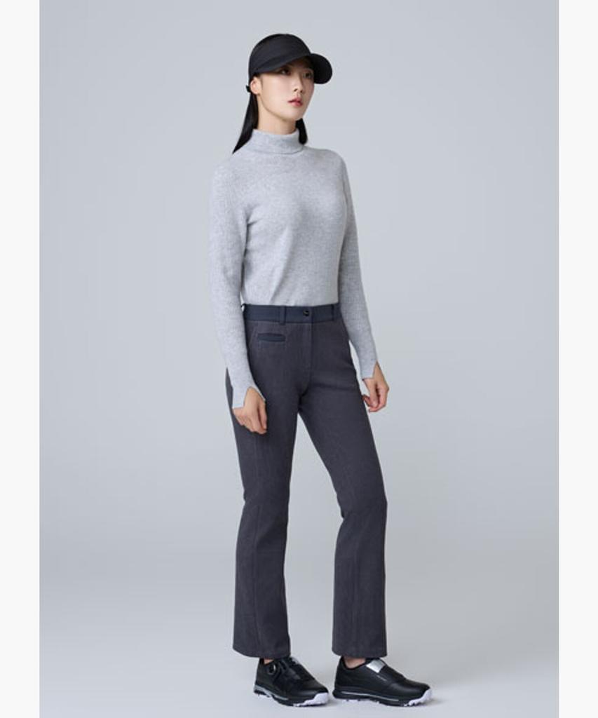 DESCENTE GOLF Women'S Brushed Stripe Bootcut Pants (Dq42Wfptoe)