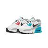 Nike Zapatillas Lifestyle Clásicas Air Max 90 para Niños Blancas Azules Rojas Niños de 3 a 7 Años CD6867-108