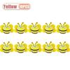 1-20PCS Cute Plush Bee Keychain Cartoon Keyring Bag Charm for Women Girls Backpack Purse Decor Fluffy Keychain Child Gifts