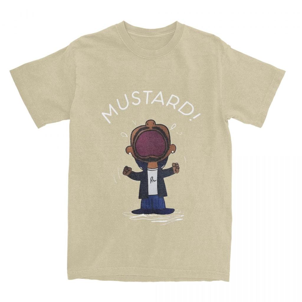 Kendrick Lamar T-Shirt Couple Mustard Meme Y2K Basic Cotton T-Shirts Summer O-Neck Hip Hop Tees Casual Oversized Clothing