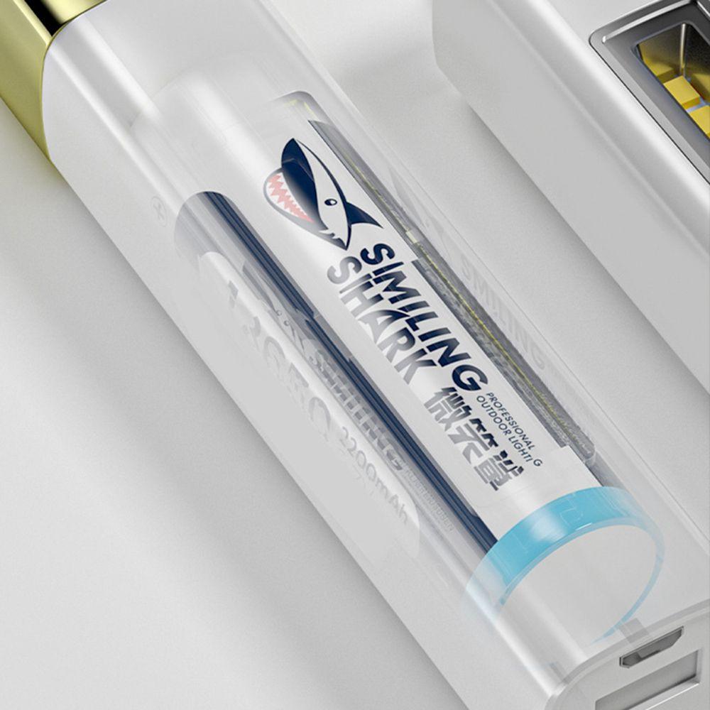 Outdoor IP68 Waterproof LED Flashlight USB Rechargeable Ultra Bright Torch Powerful Flashlight Power Bank Flashlight Portable