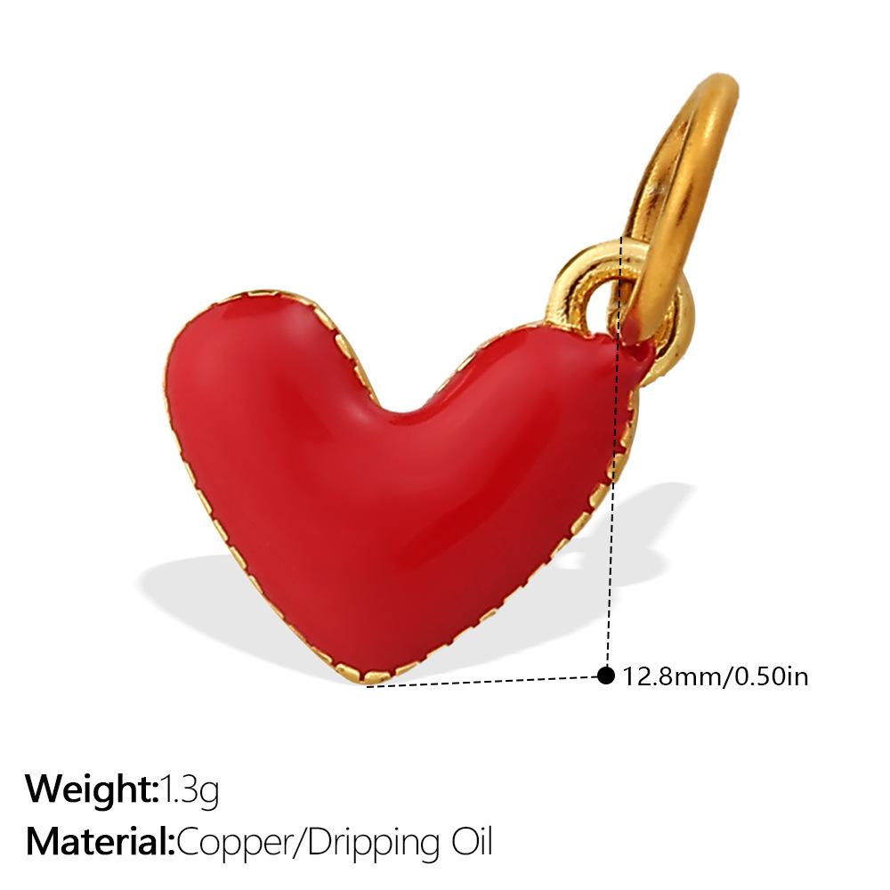 Europe, America, Cartoon Color Oil Drop Pendant Accessories Cute and Diverse Ice Cream Flower DIY Earrings Pendant 2026