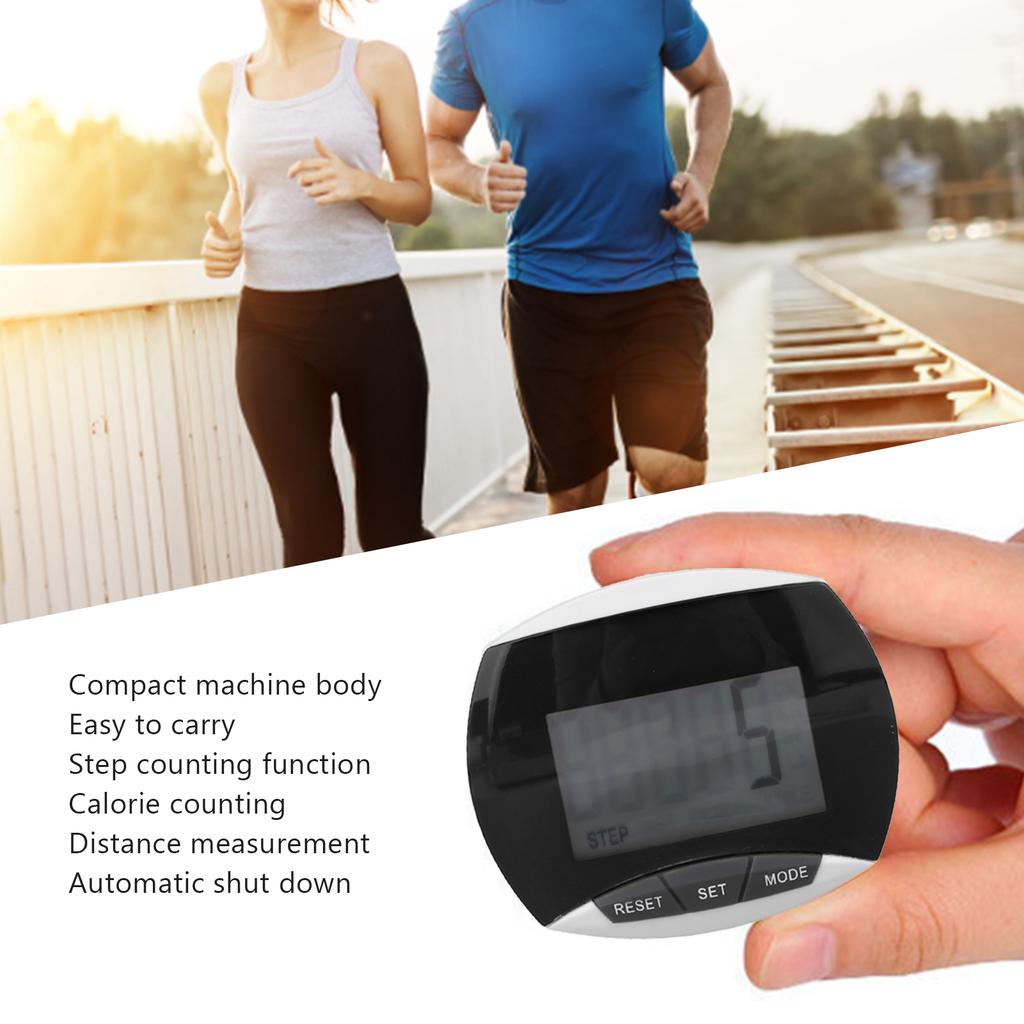 Sports Walking Exercise Pedometer Professional Portable Distance Calorie Step Counter with Clip