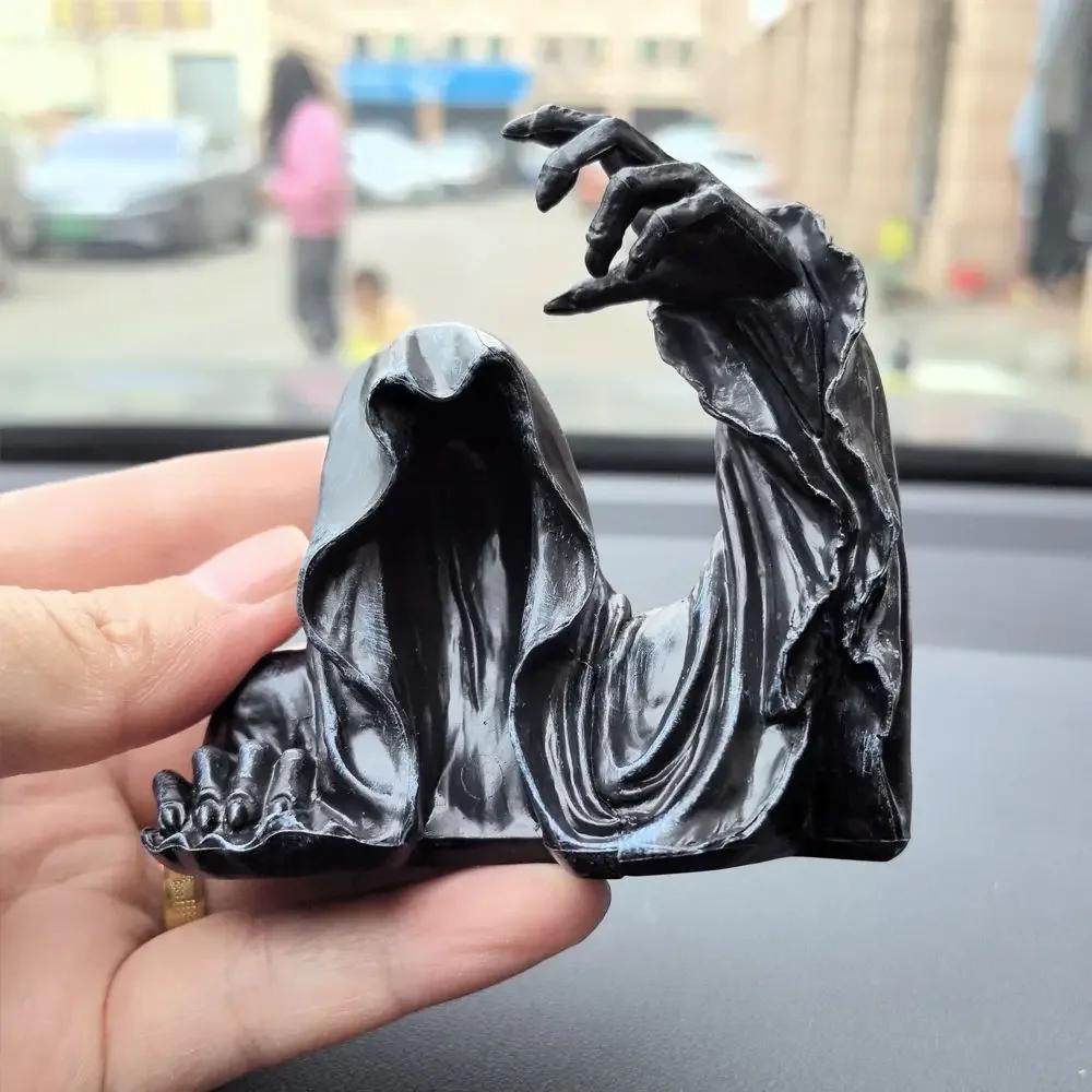 The Grim Reaper Figure Dementor Pvc Devil Anime Ornament Mysterious Man in Black Figurine Dashboard Figuries Desktop Decorations
