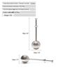 Outdoor Rotating 304 Stainless Steel Tea Ball Strainer Separator Mesh