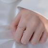 Line Ring - Simple Cross-shaped Finger Ring with A Cool and Elegant Style. Index Finger Ring in A Minimalist Style. Cool and Chic Style.